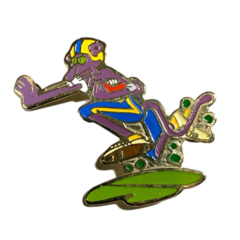Pink Panther Colorful Skateboarder Enamel‎ Pin - Brooch - 8090
